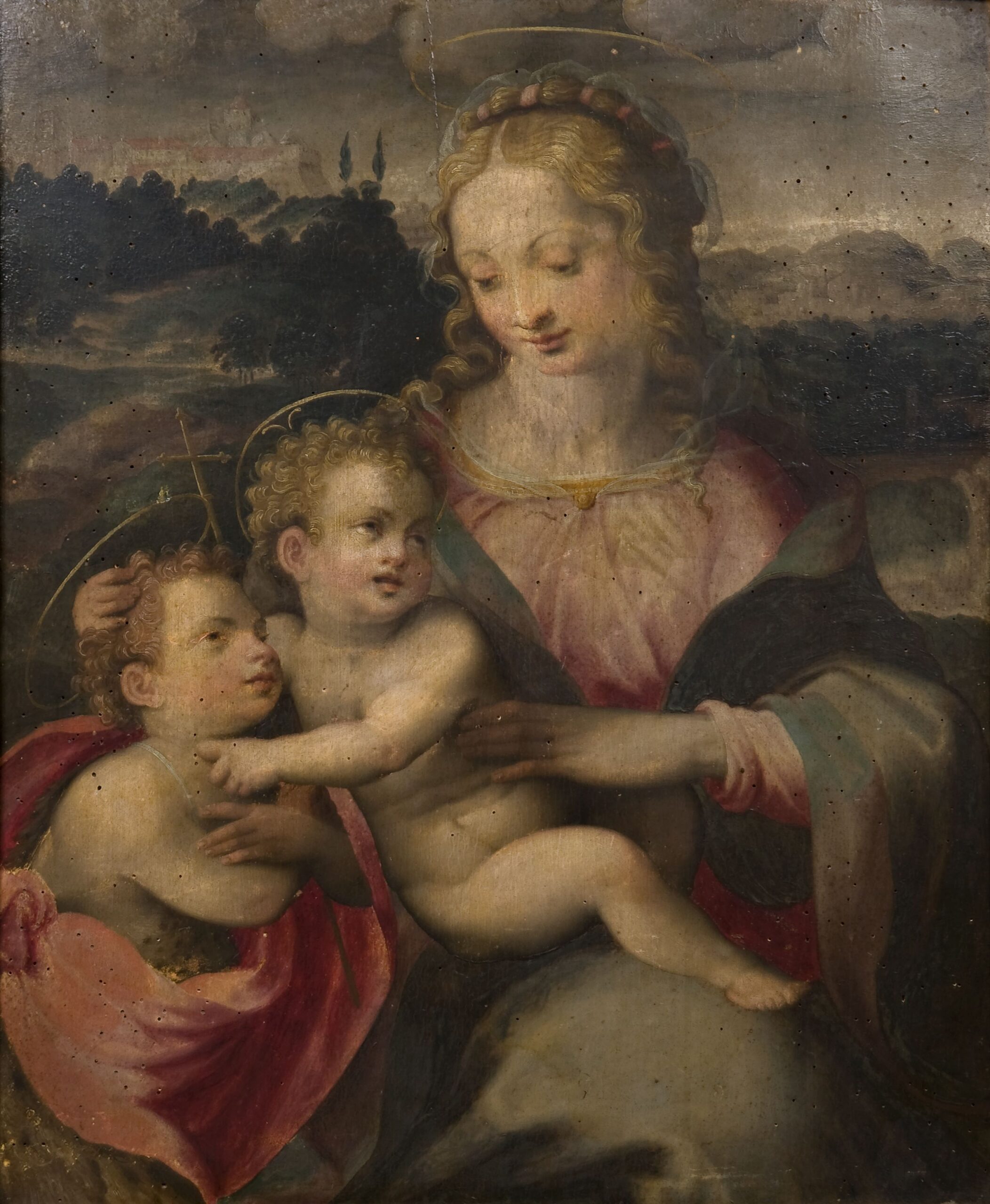 Madonna and Child with the Young St. John the Baptist in a Landscape